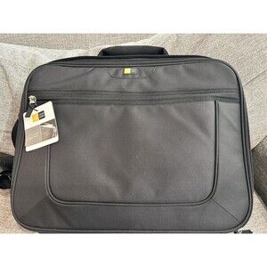 Case Logic Laptop Case Clamshell 18.5" x 3.5" x 15.7" Black Adjustable Strap New